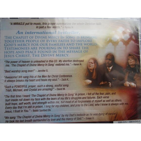 Lot 2 CDs Chaplet Of The Divine Mercy Jesus Catholic Christian - Picture 3 of 3